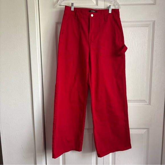 Red American Bazi Cargo Pants - Size Large - Picture 1 of 5